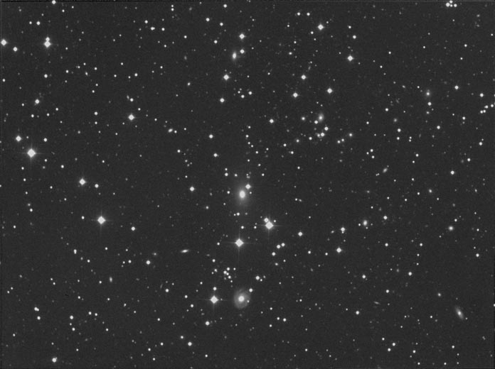 Abell 2162 Galaxy Cluster in Corona Borealis