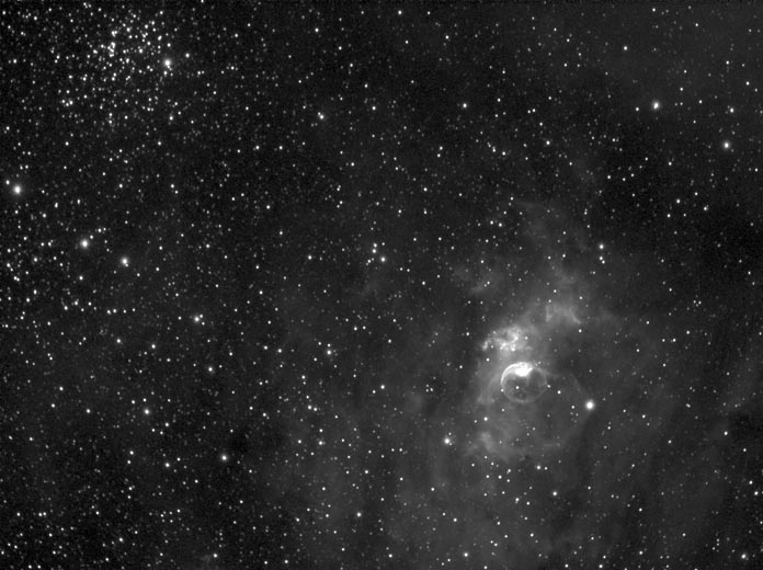 NGC7635 & M52 in Ha