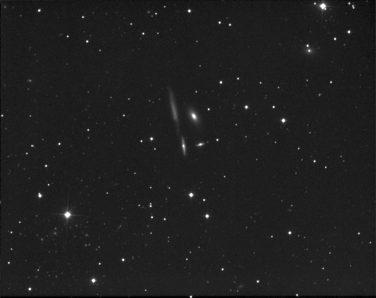 Hickson 61 Compact Group in Coma Berenices